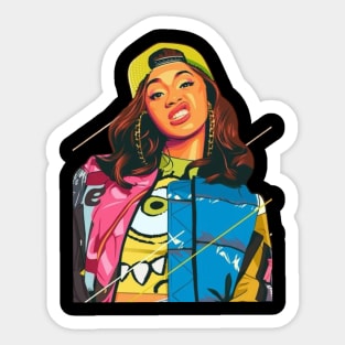 Cardi b Sticker